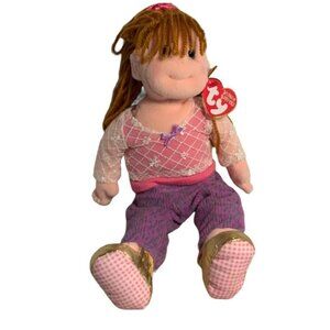 Ty Beanie Boppers  Rockin' Rosie Soft Plush Collectible Doll 2001